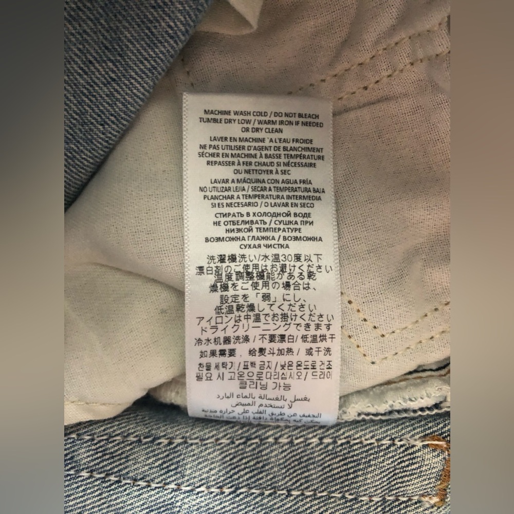 NEW REDONE 70S Ultra High Rise STOVE PIPE Women Blue Jeans Size 25 - Picture 14 of 16